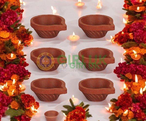 Clay Lamp Medium No.2 – 6 Pcs