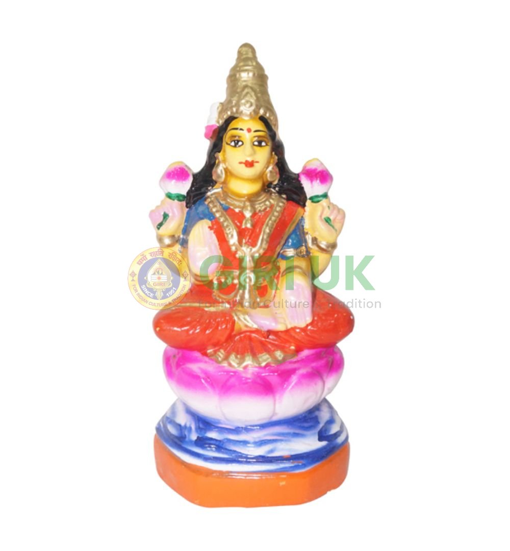 Lakshmi in Paper Mache 11 Inch