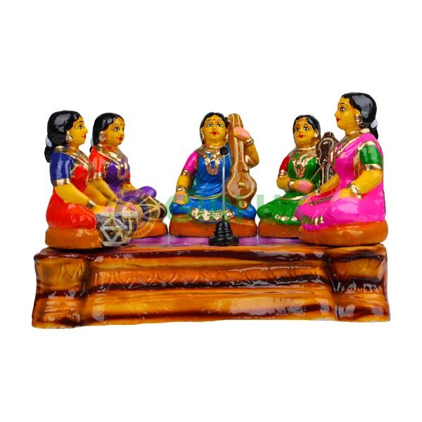 Indian Carnatic Classical Concert Set  - 5 Inches - Clay