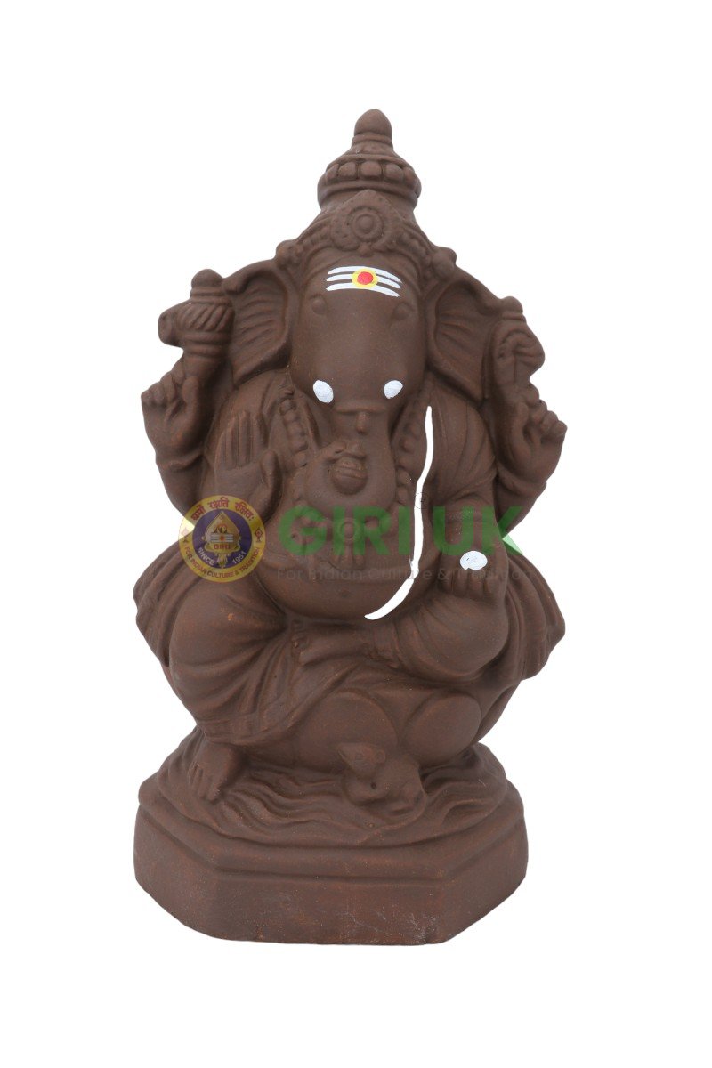 Ganapati Kamalar - Clay - 10.5 Inch