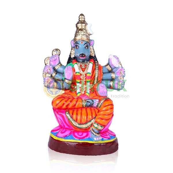 Varahi Amman - 14 Inches - Paper Mache