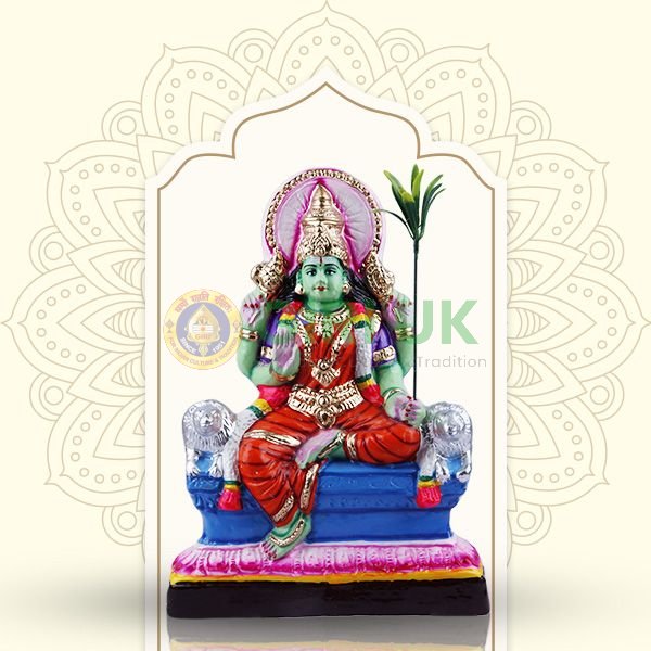 Sri Raja Rajeshwari - Paper mache - 14 inch