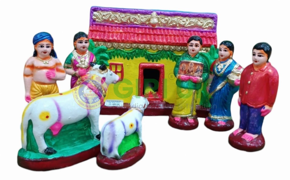 Veedu Grahapravesam Set – Clay – 10 Pcs – 9 Inch