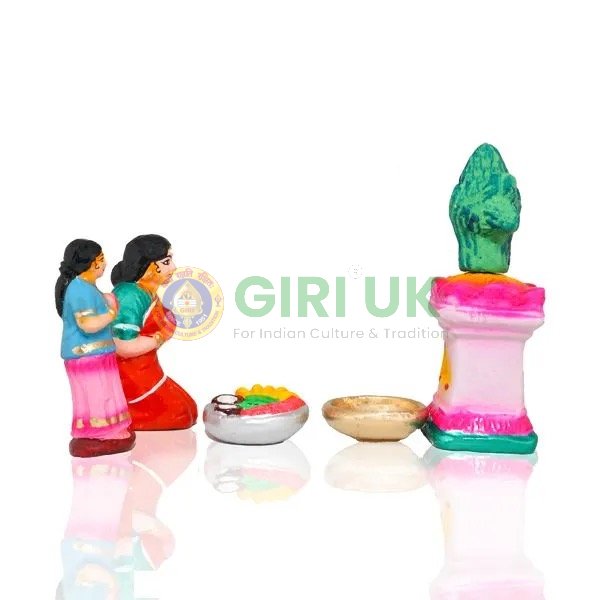 Tulasi Madam Set - 8 Inches - Clay