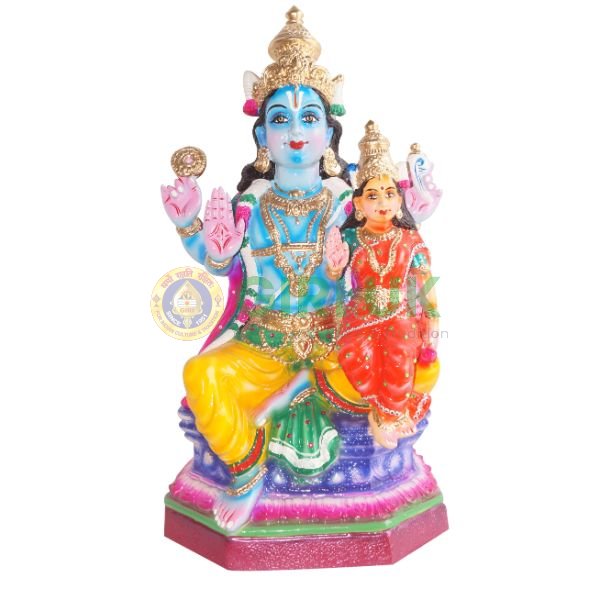 Lakshmi Narayana - 15 Inches - Paper Mache