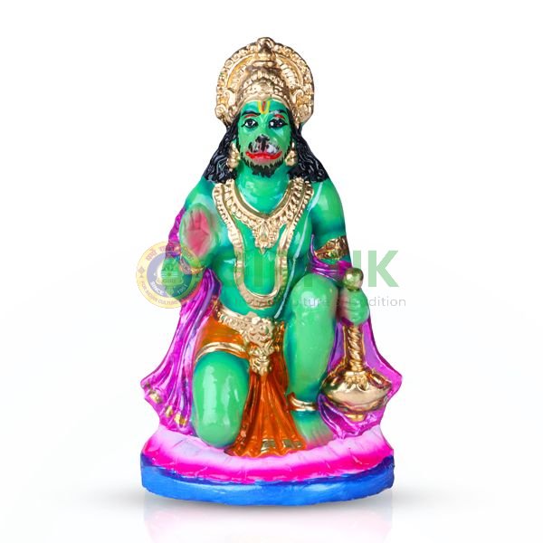 Hanuman - 8 Inches -  Clay