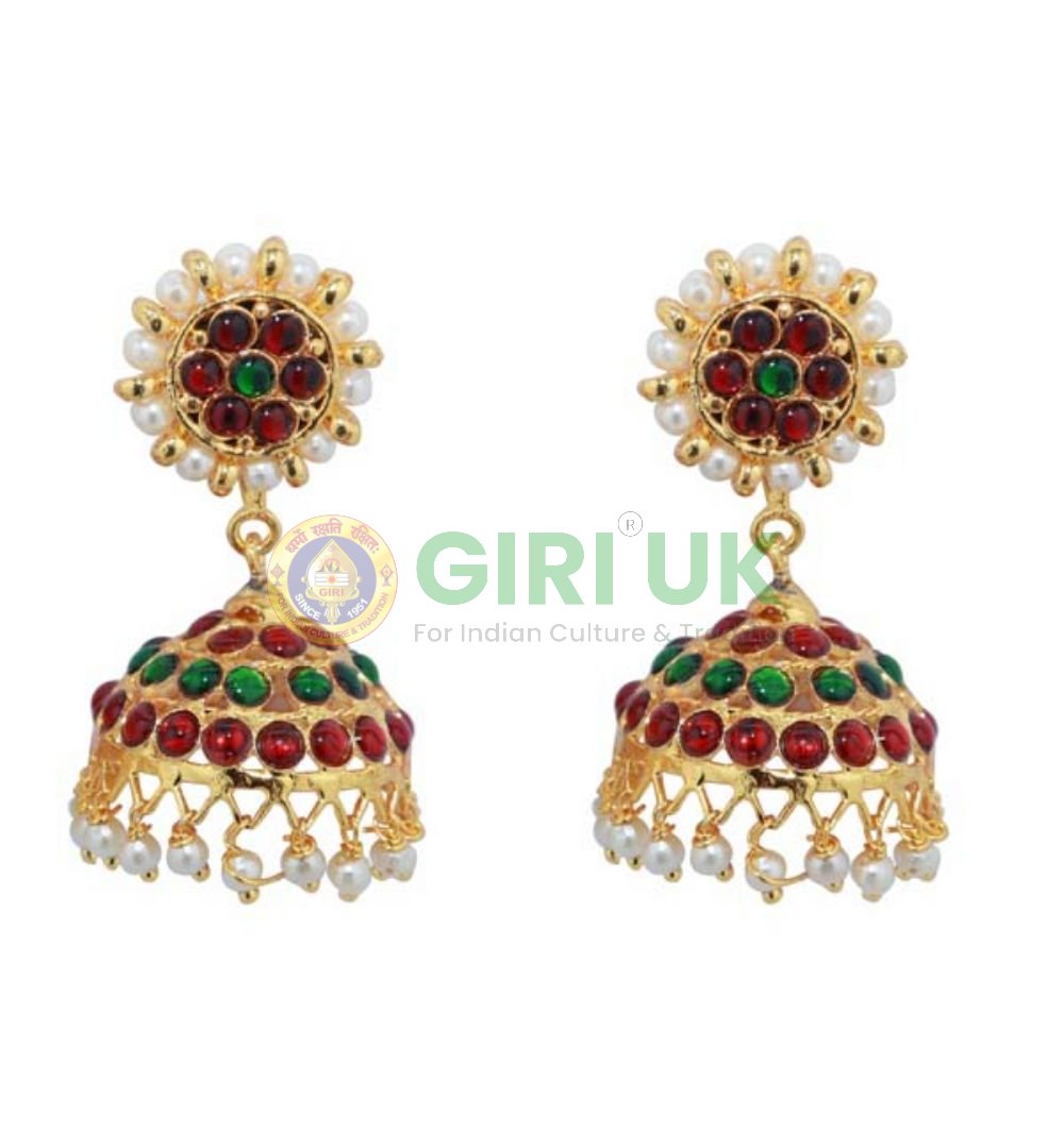 Traditional Earrings with Kemp Stones