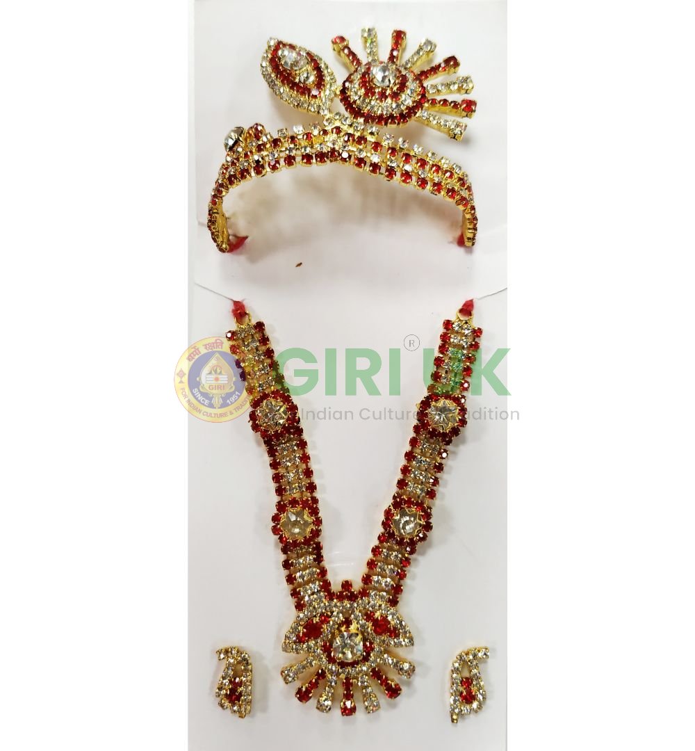 Stone Mukut Mala Set