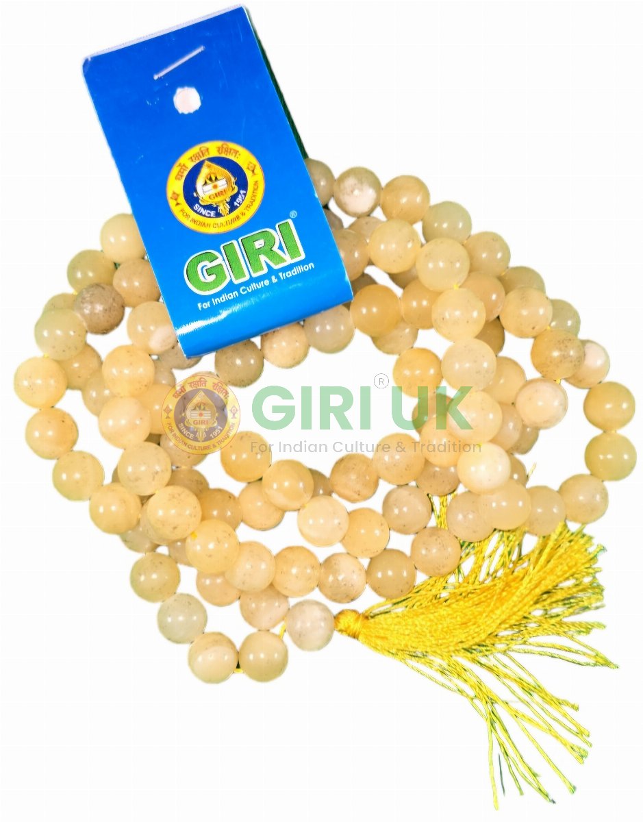 Yellow Calcite Mala