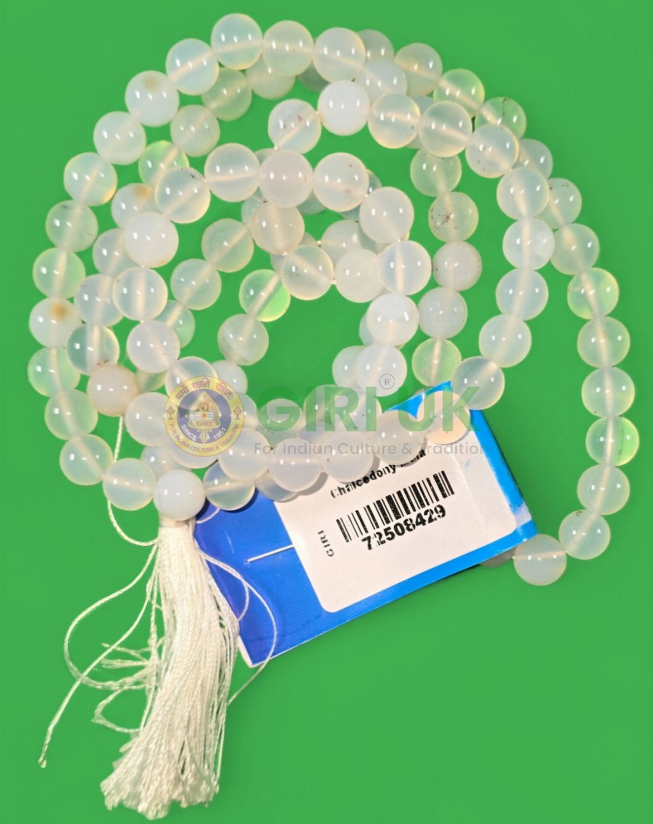 Chalcedony Mala