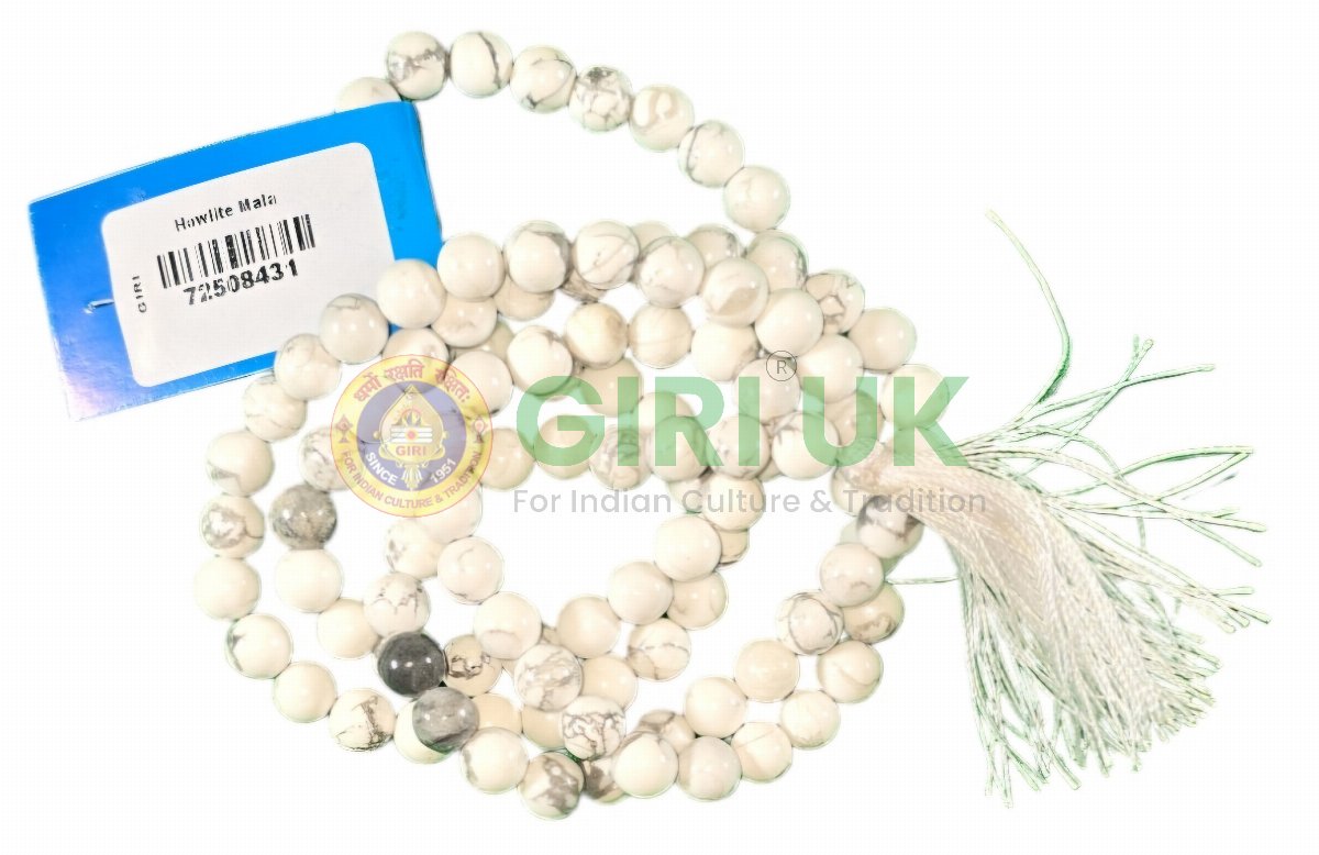 Howlite Mala