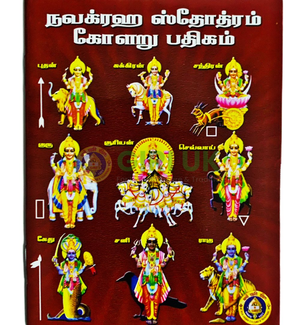 Navagraha Stotram Prayer Book - Tamil