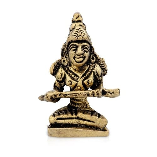Annapoorani Statue - 1.5 x 1.25 Inches | Brass Idol - 35 Gms