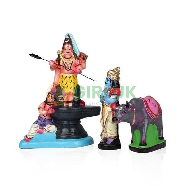 Markandeyan Set - 11 Inches - Clay