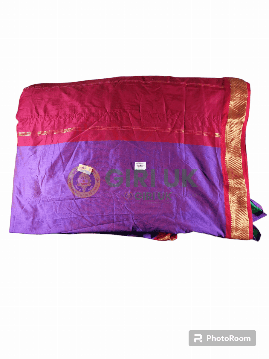 Readymade Madisar (9 yards saree) - Dark Violet