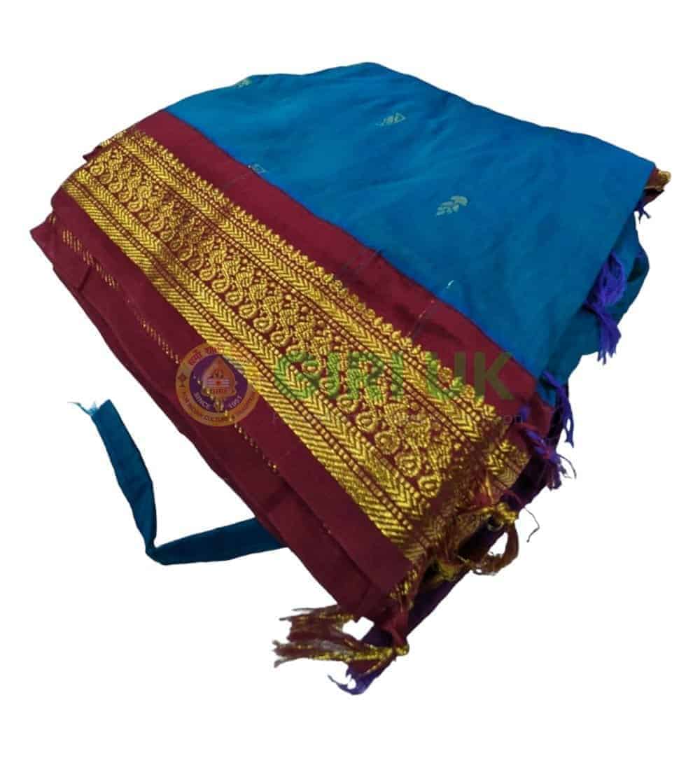 Readymade Madisar (9 yards saree) - Blue