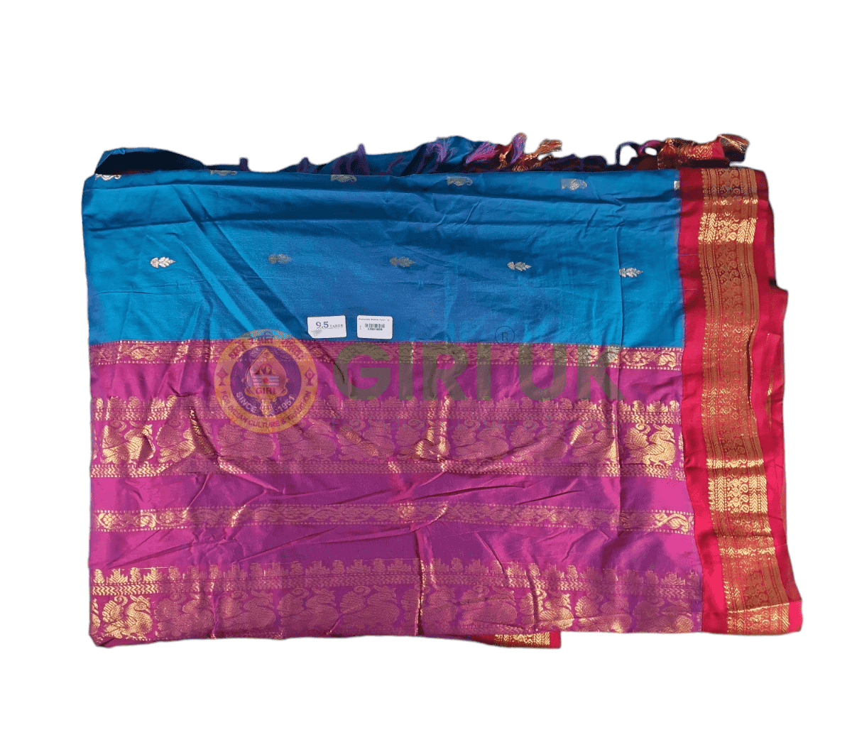 Readymade Madisar (9 yards saree) - Sky Blue