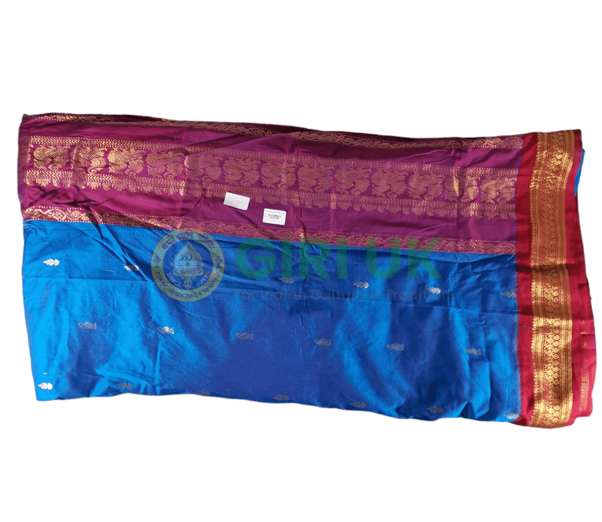 Readymade Madisar (9 yards saree) - Blue