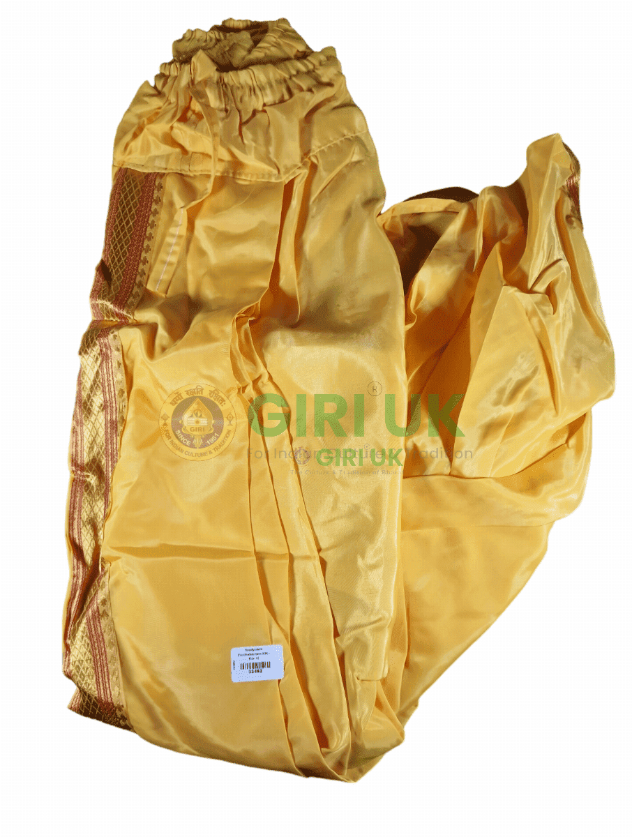 Readymade Silk Panchakacham - Yellow