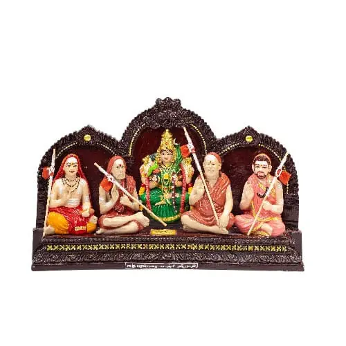 Kanchi Kamakshi Guruparampara - Resin - 8 Inches