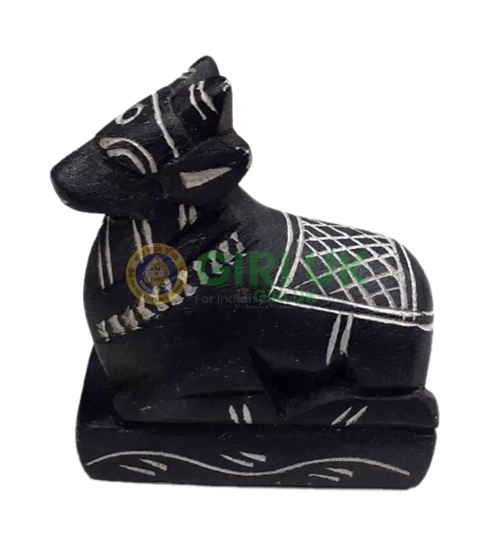 Stone Nandi idol - 2.5 inches