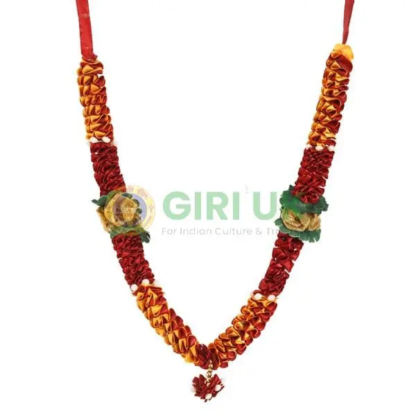 Satin Flower Malai (Garland) - 22 inches