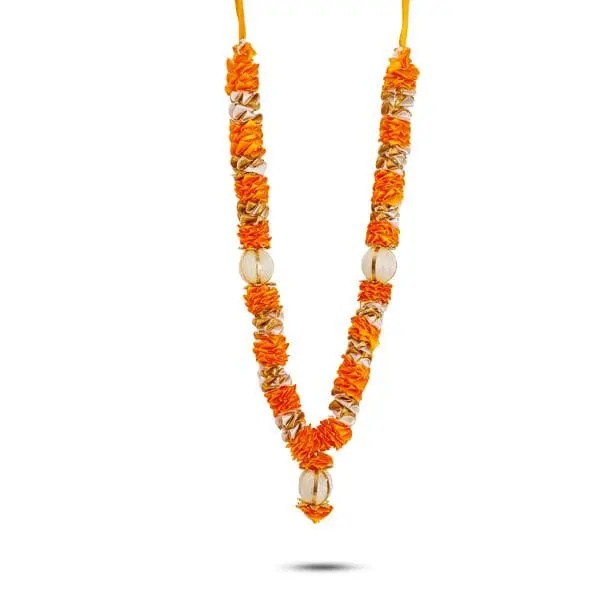 Satin Flower Malai (Garland) - 13 inches