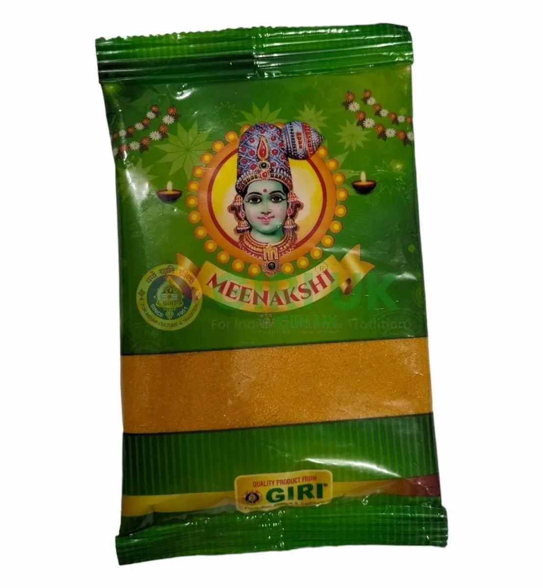 Rangoli (Kolam) Powder - Mustard Yellow - 250g