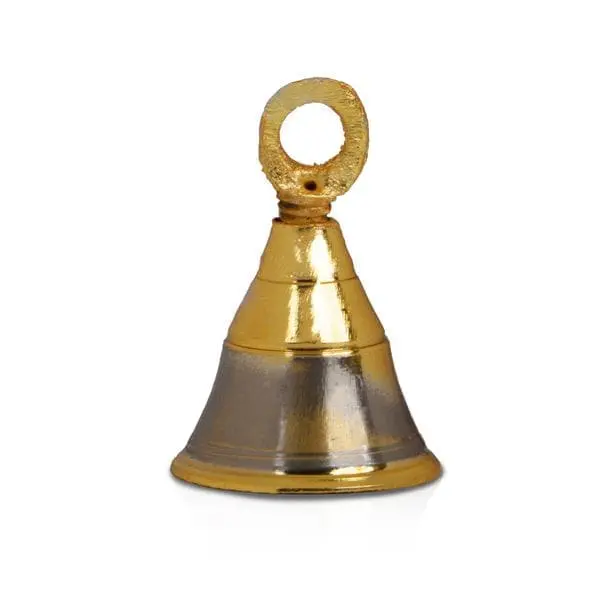 Brass Kavadi Bells - 12 pcs, 1.25inch, 432 gms