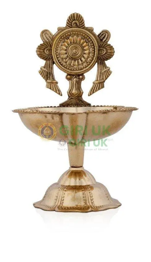 Chakra Lamp No 3 - Brass - 4.5 Inch - 130 Gms