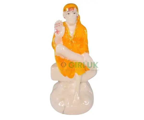 Shirdi Sai Baba Idol - Marble - 5 inch