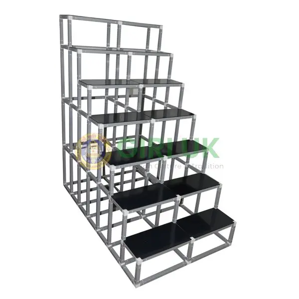 7 Steps, 2-width Regular Frame Golu Padi Stand (7R)