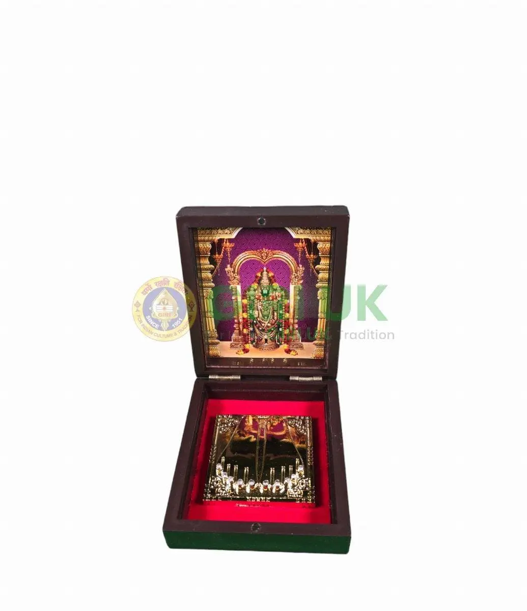Puja Box Gold Balaji God