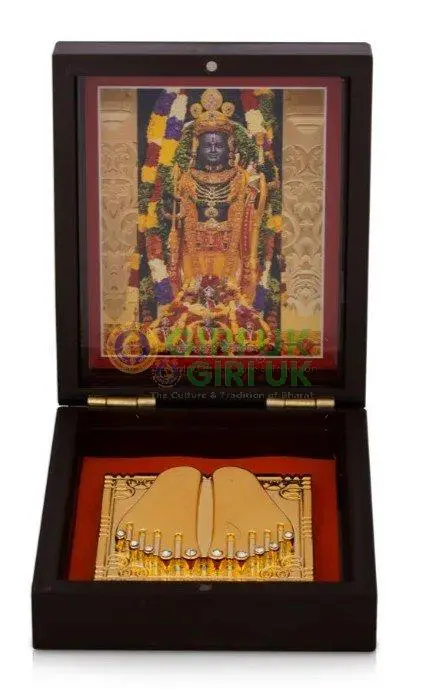 Ayodhi Ramar with Sri Padham Box - Small Print