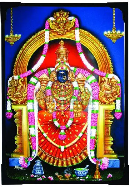 Lamination Photo - Devi Padmavati - 9 x 7 Inches