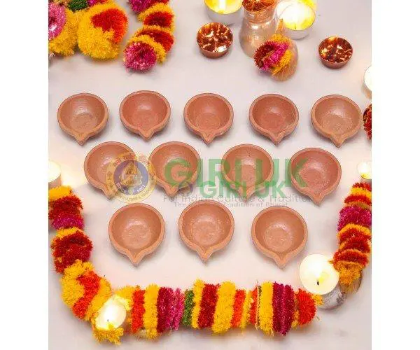Clay Diya - Medium - 12pcs