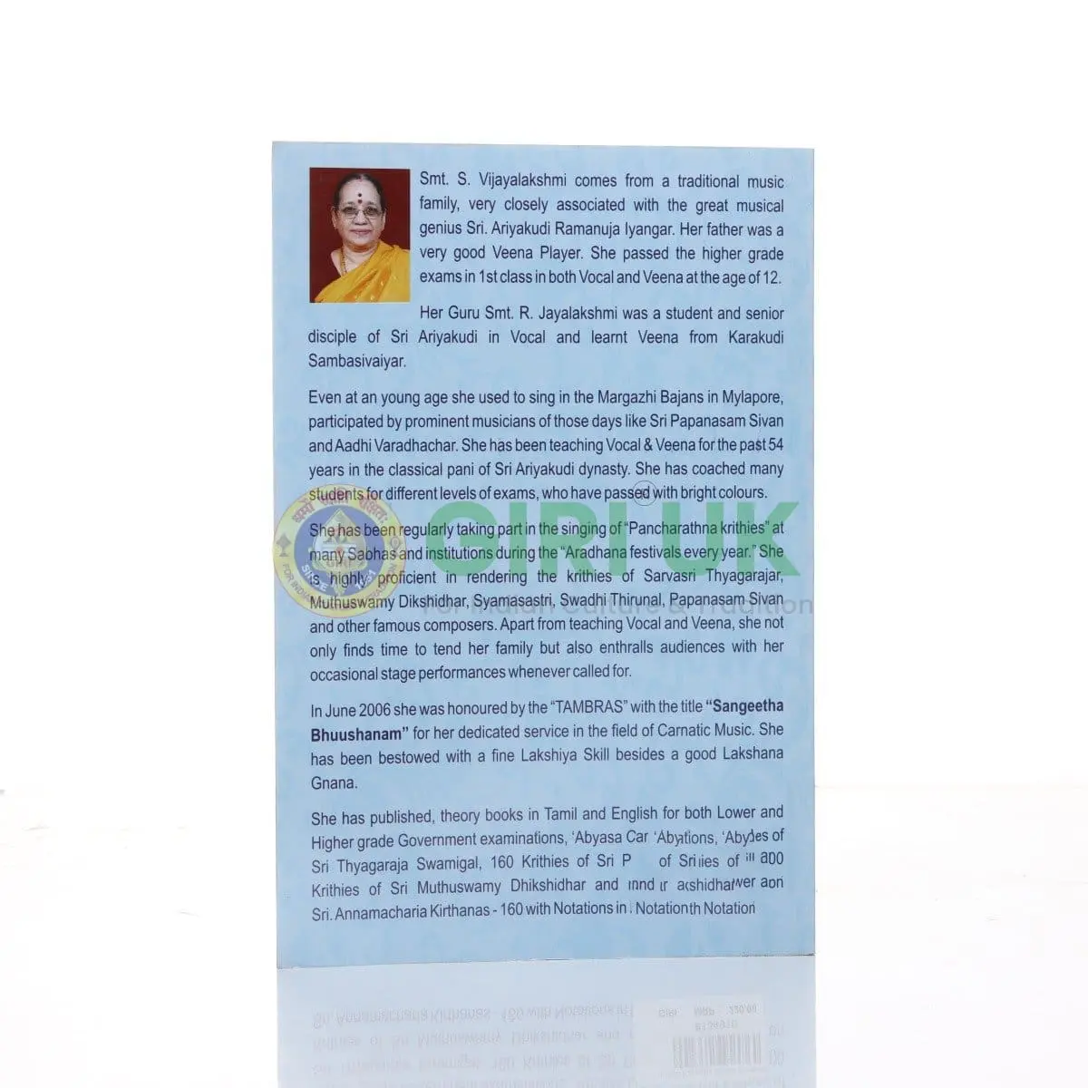 Indian Karnatic Music Annamaacharya Kirthanas