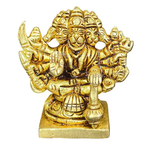 AF Panchamuga Hanuman - 3 Inch - 260 Gms