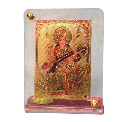 Acarlic Saraswathi Car Stand Mini 1.5 x 2.5 -Inches