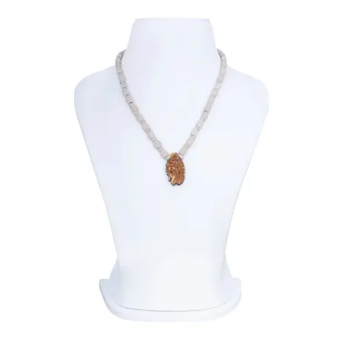 Tulasi Mala With Radha Krishnan Locket - 10 Inch