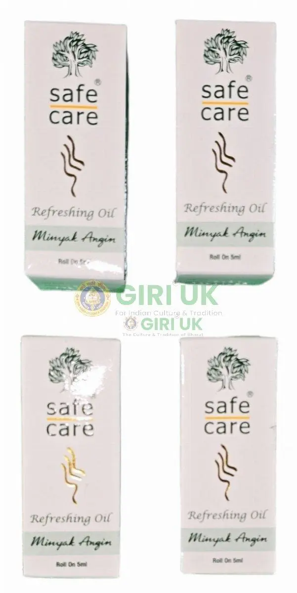 Safe Care -  Aromatheraphy Refreshing Oil - 5Ml-(Pack of 4)