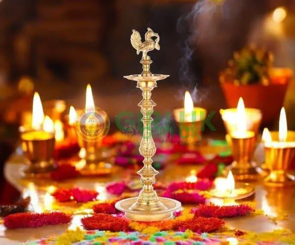 Annapakshi Vilakku - Brass - 48 inch