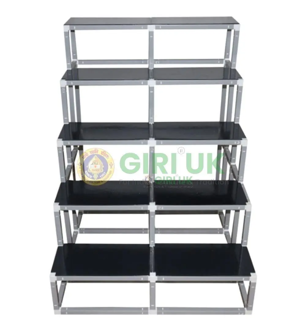 5 Steps, 2-width Regular Frame Golu Padi Stand (5R)