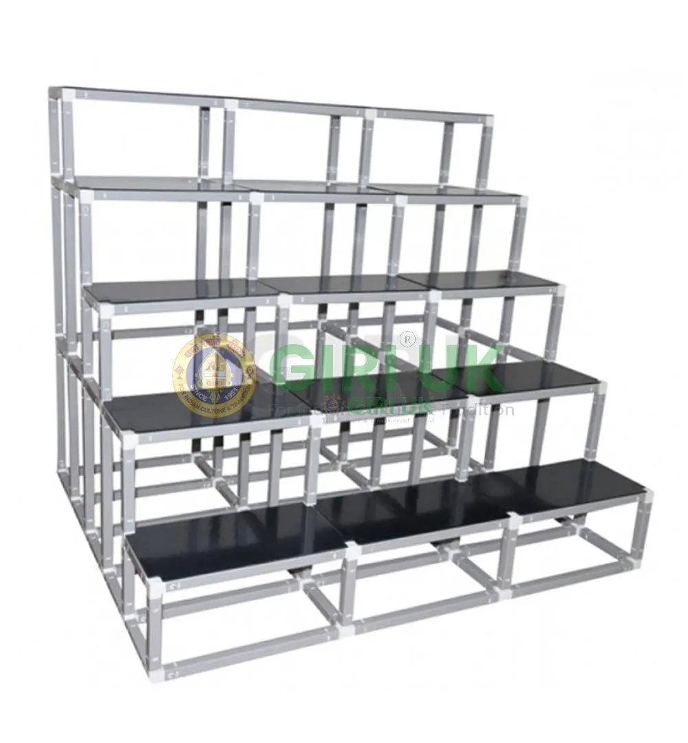5 Steps, 3-width Triple Frame Golu Padi Stand (5T)
